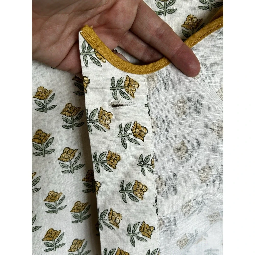 West Elm X Rhode Floral Shower Curtain 74x72